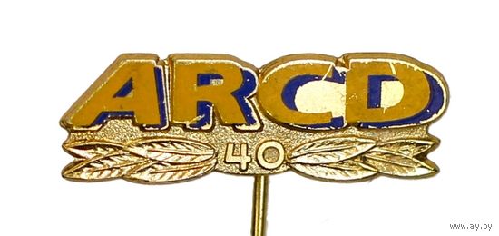 Германия. Значок к 40-летию организации ARCD - клуба путешественников на легковых автомобилях