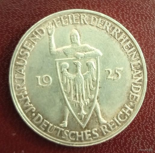 3 марки 1925 D. Тысячелетие Рейланда