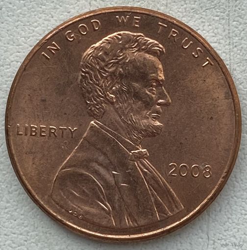 США 1 цент 2008 г.