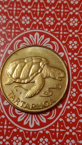 Кабо-верде 1 эскудо 1994 черепаха морская