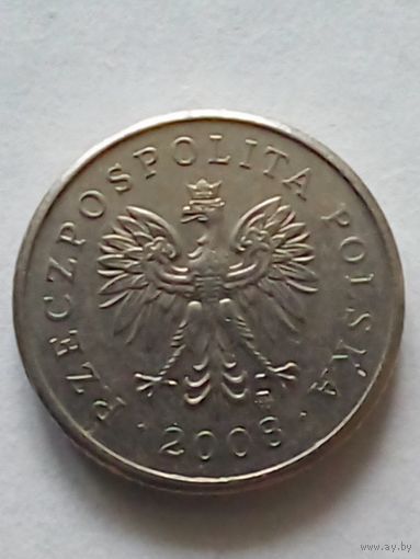 Польша 10 грошей 2008 г.