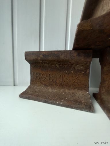 Части рельса узкоколейки 1898 года