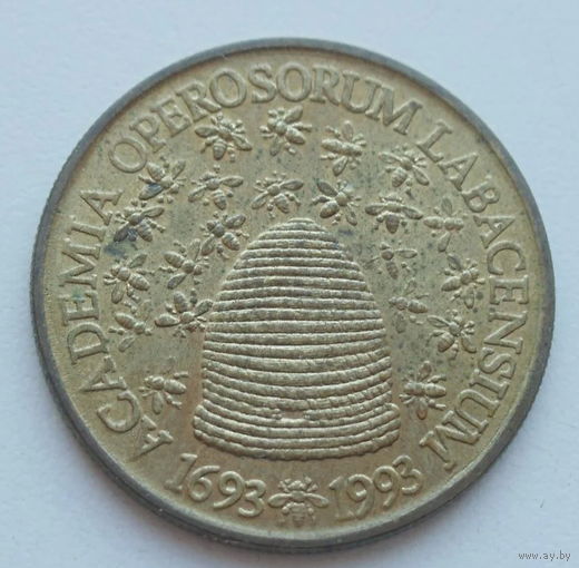 Словения 5 толар 1993 год 300 лет Словенской Академии Наук и Искусств