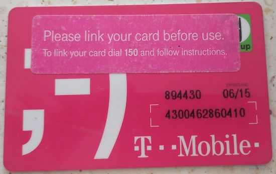 Карта T -Mobile. Возможен обмен