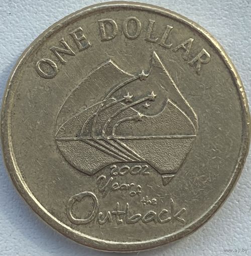 Австралия 1 доллар 2002 г. Год отдаленных районов Австралии