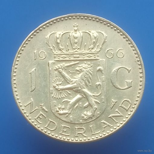 Нидерланды 1 гульден 1966