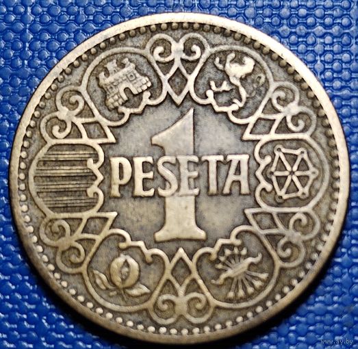 Испания 1 песета 1944 г.