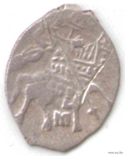Копейка ~1613-1645 Михаил Федорович Романов буквы М под конем _состояние ХF