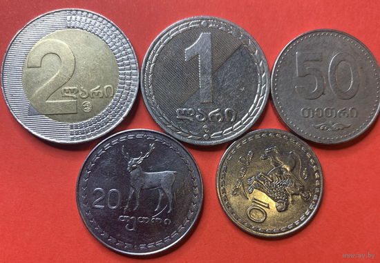 Грузия, 5 монет