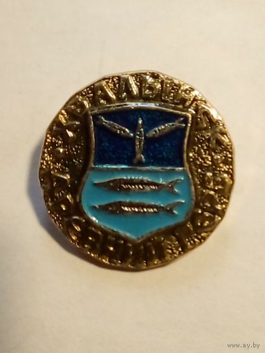 Значок.Древний герб.Саратовская губерния.Хвалынск.