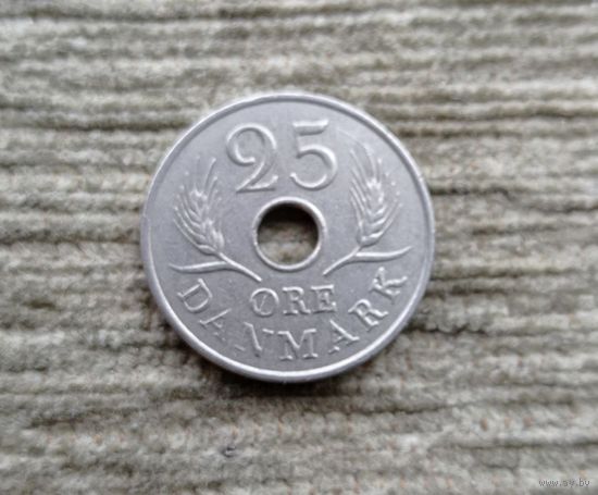 Werty71 Дания 25 эре 1966