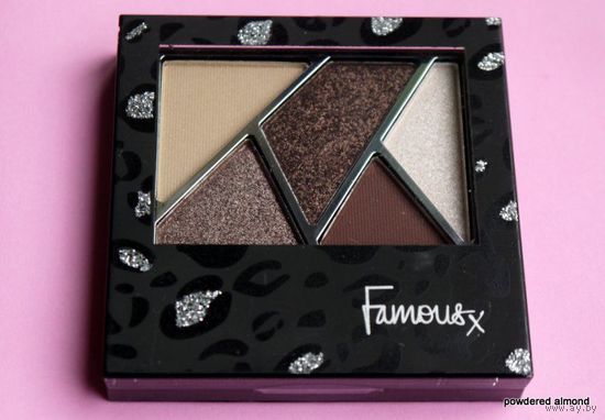 ТЕНИ/ПАЛЕТКА/НАБОР ТЕНЕЙ для век Famous By Sue Moxley High Five Eye Shadow Palette in Exposed