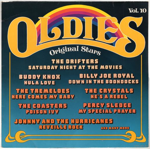 LP Oldies: Original Stars, Vol. 10 (The Chiffons, Percy Sledge, Johnny & The Hurricanes, Buddy Knox, The Crystals, The Coasters, The Tremeloes, The Drifters і іншыя)