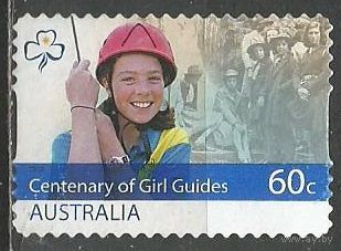 Австралия. 100 лет движения девушек-гидов. 2010г. St#2989.