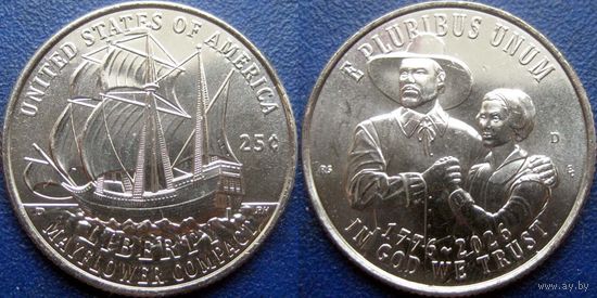 США. Квотер 2026 г. "Мэйфлауэрское соглашение" Минтмарка D.