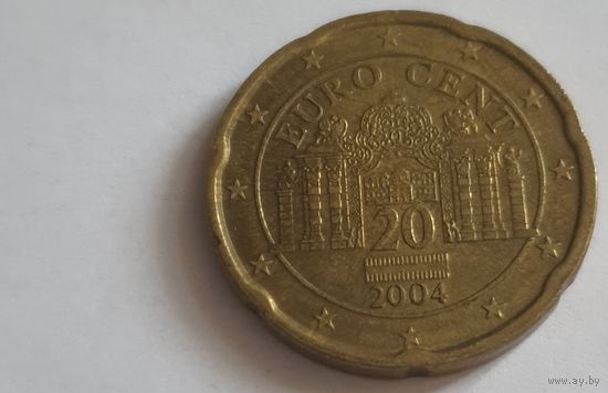 Австрия 2004 20 евроцентов