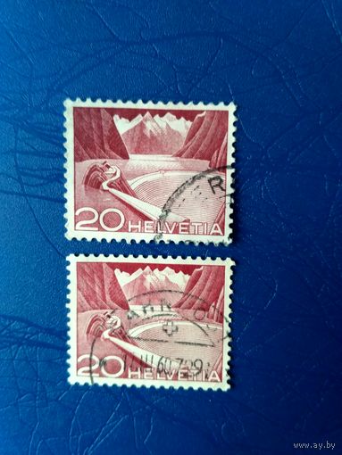Швейцария. Из серии Ландшафты и техника. 1949 (6)
