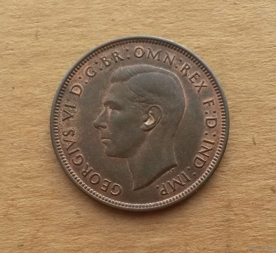 Великобритания, 1 пенни 1937 г., Георг VI (1936-1952)