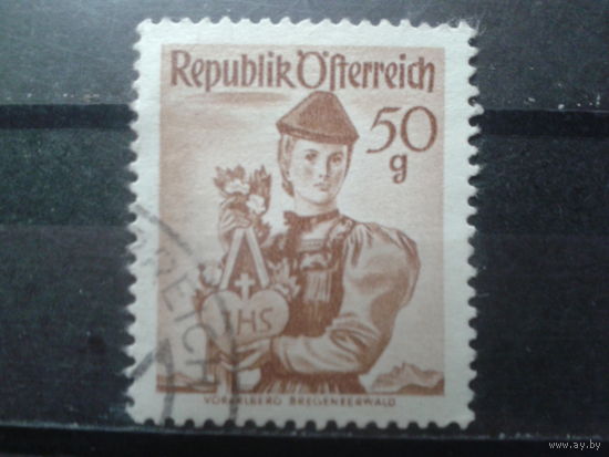 Австрия 1949 Стандарт 50 грошей