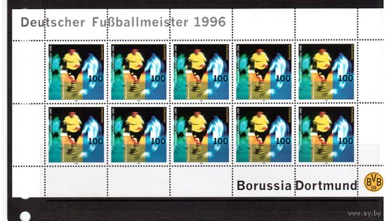 Германия-1996 (Мих.1879) **  м/л , Спорт, футбол