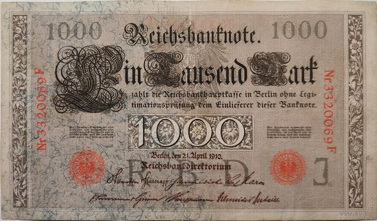 Германия 1000 Mарок 1910 XF 71