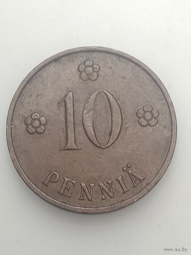 Финляндия 10 пенни 1935  года .