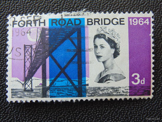 Великобритания 1964 г. Мост Форт Роад.
