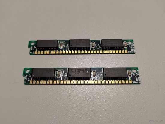 Память SIMM 30 pin FPM RAM w/Parity 2 X 1 MB