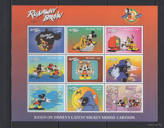 Дисней Уганда 1998** Микки Маус Mickey Mouse, Уолт Дисней Walt Disney Мультипликация