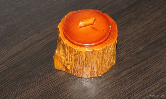 Шкатулка деревянная с крышкой, карельская береза.