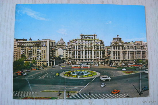 Румыния. Бухарест; 1980, подписана, п/п, марка (трамвай).