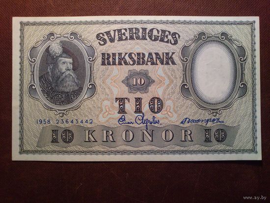 Швеция 1958 г.Серия 23643442.Состояние UNC.