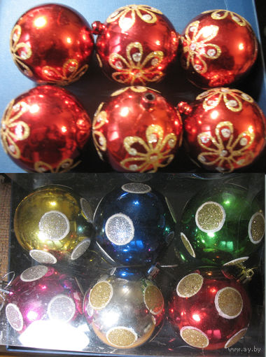 Елочные шары 70 штук