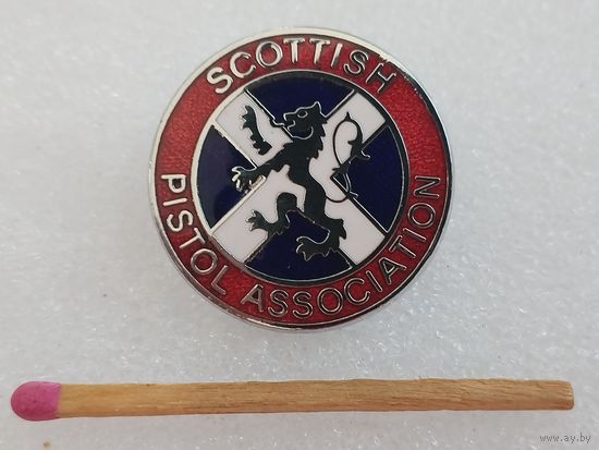 Знак ВБ. Пистолетная ассоциация Шотландии. тяжелый