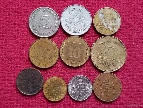 Лот монет Мира