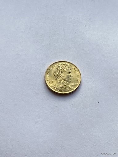 1 песо 1990 г., Чили