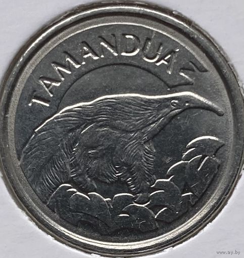 Бразилия 10 крузейро реал 1994 г. В холдере