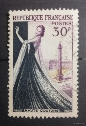 Франция 1953 высокая мода полная серия 1 марка