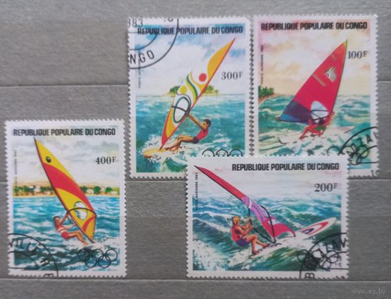 Конго. 1983г. Парусный спорт.