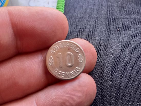 10 Пфеннигов городских Заяц (Spielgeld). Германия