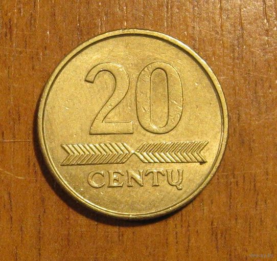 Литва - 20 центов - 2008