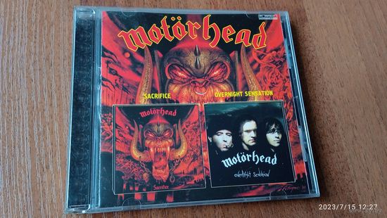 MOTORHEAD,, Sacrifice,, 1995 ,, Overnight Sensation,, 1996 CD