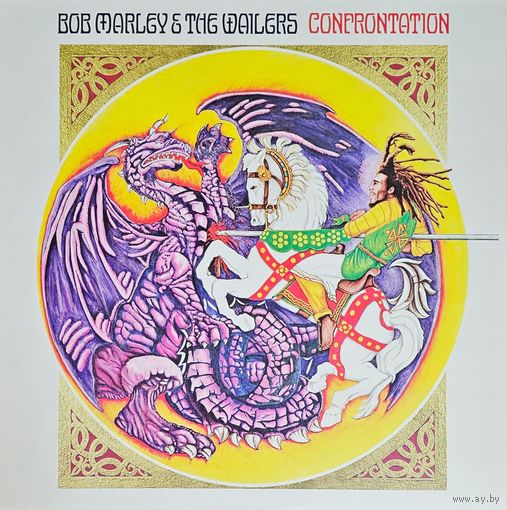 Bob Marley and the Wailers.  Confrontation (FIRST PRESSING) OBI