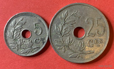 Бельгия, 2 монеты BELGIE