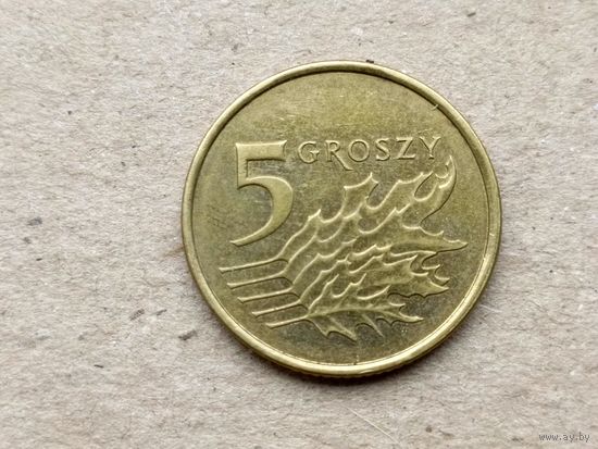 Польша 5 грошей, 2020г. (U-обм)