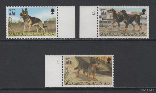 Фауна Собаки Соломоновы Острова 1994** Домашние животные