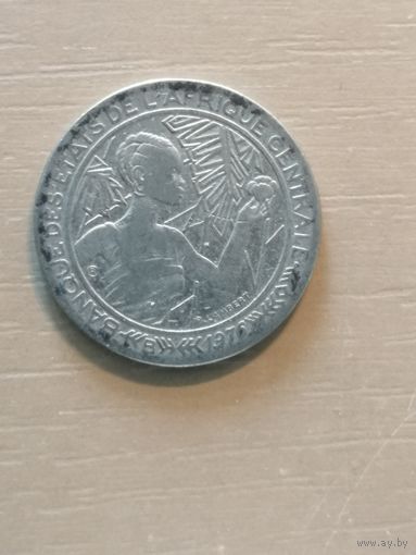 Центральная Африка (BEAC), 500 франков, 1976 год, "В", ЦАР, KM# 12