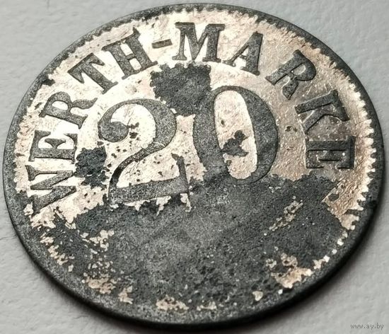20 Werth-Marke. Жетон платежный. Германия. 1920-е гг.