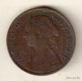 Великобритания 1 фартинг 1860