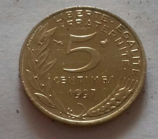 5 сантим, Франция 1997 г.